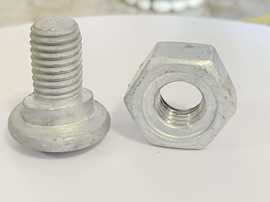 Χάλυβας άνθρακα 50mm βαθμός 2 της SAE J429 μήκους βαριά μπουλόνια δεκαεξαδικού