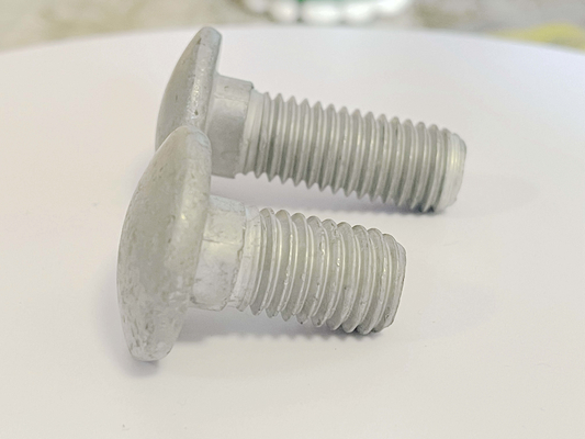 Χάλυβας άνθρακα 50mm βαθμός 2 της SAE J429 μήκους βαριά μπουλόνια δεκαεξαδικού